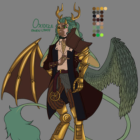 Fullbody With Swatches, Unshaded Fullbody With Swatches, Unshaded