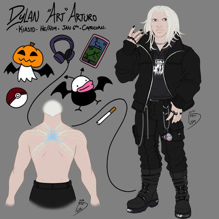 Fullbody, Unshaded, Object and Tattoo Reference