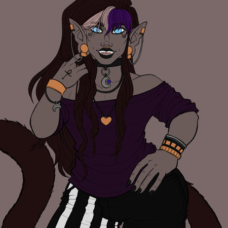 Halfbody Unshaded
