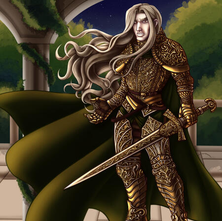 Fullbody Detailed Background Shaded