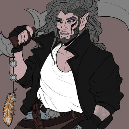 Halfbody Unshaded