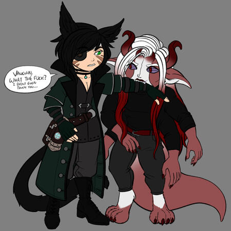 2 Fullbody Chibis Unshaded