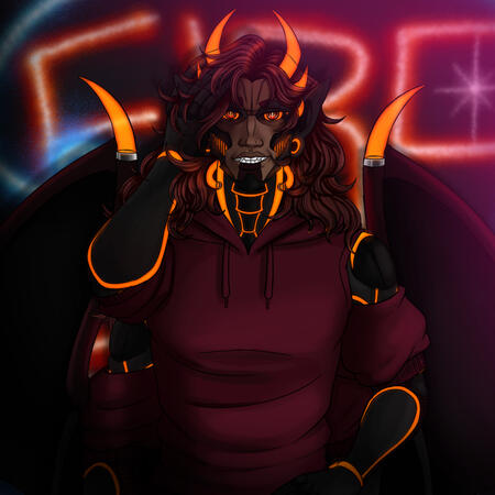 Halfbody Shaded Simple Background