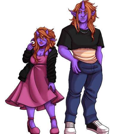 2 Fullbodies Shaded
