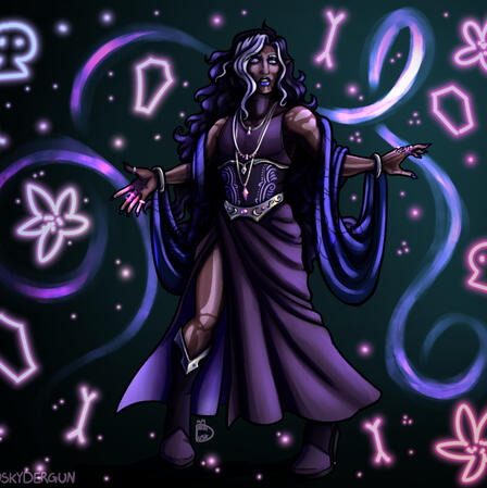 Fullbody Shaded Simple Background