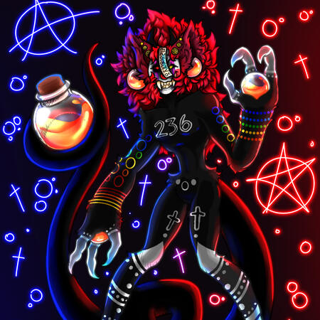 Fullbody Shaded Simple Background