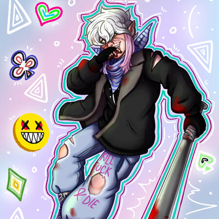 Fullbody Shaded Simple Background